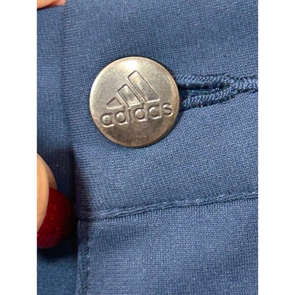 Adidas Men’s Navy Blue Golf Casual Pants 30 x 30 GM3494 Pockets Loops Logo Woven - Picture 6 of 16